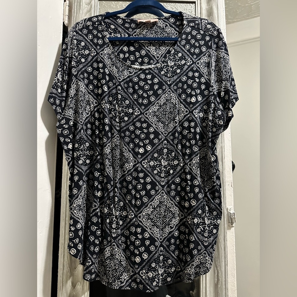 Philosophy Paisley Short Sleeve Shirt
